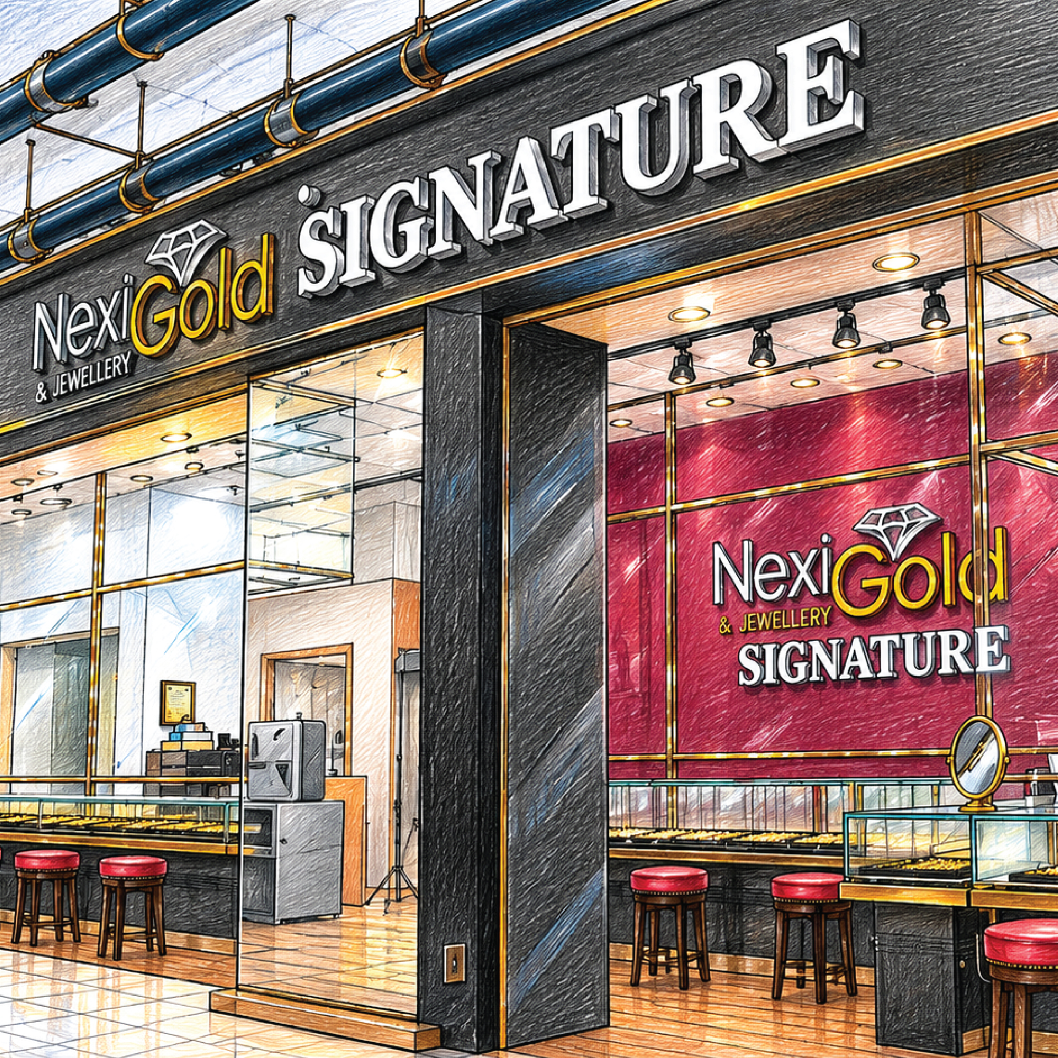 Nexigold Signature boutique storefront